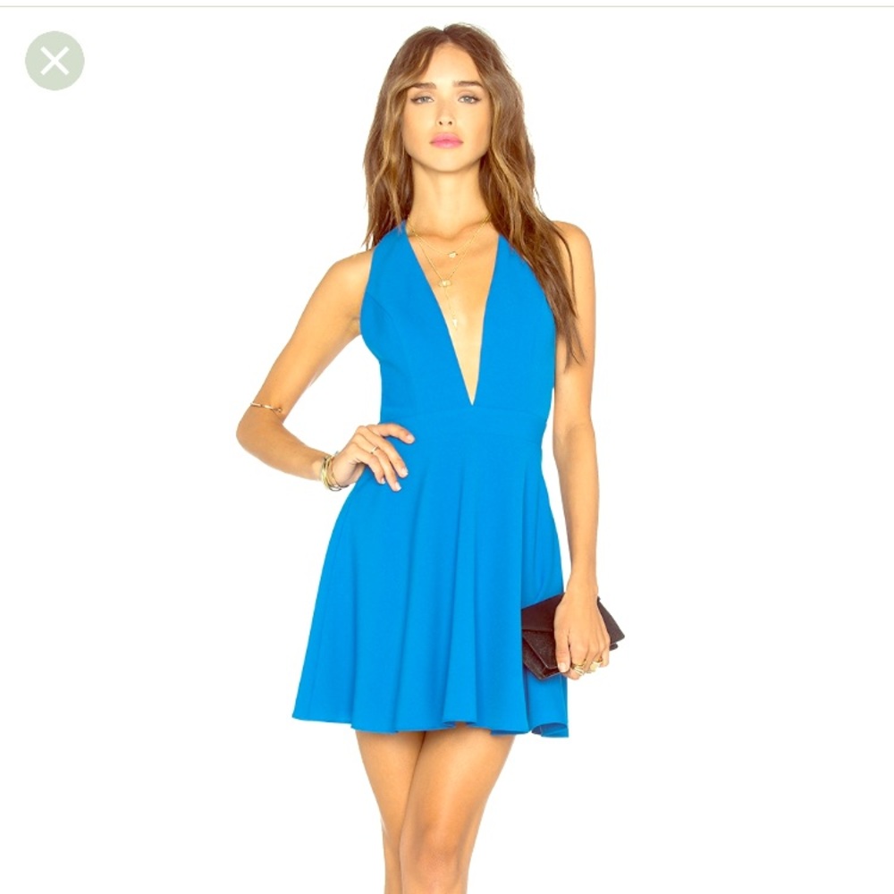 Naven NBD te amo cobalt blue dress